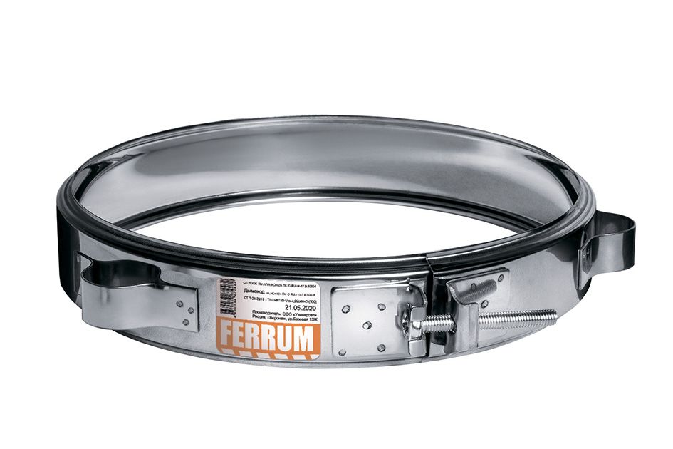 Хомут обжимной под растяжку (430/0,5мм)Ф210