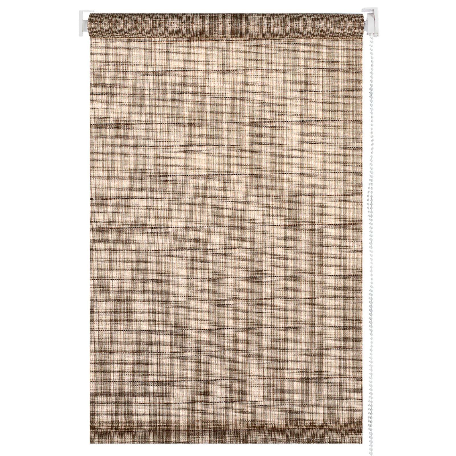 Штора рулонная 80*175см Рига коричневый