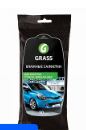 Салфетки влажные GRASS для очистки стекол, зеркал и фар 30шт