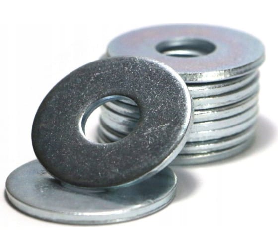 Шайба плоская 8 увелич. оцинк.
