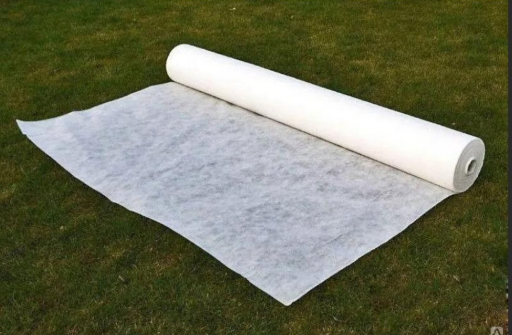 Укрывной матер. Спанбонд №60 ширина 3,2 метраж белый