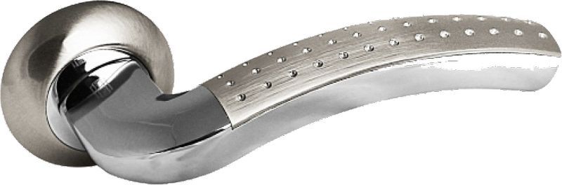 Ручка дверная с защелкой с фиксатором Slt 170 A-59Hhp, никель