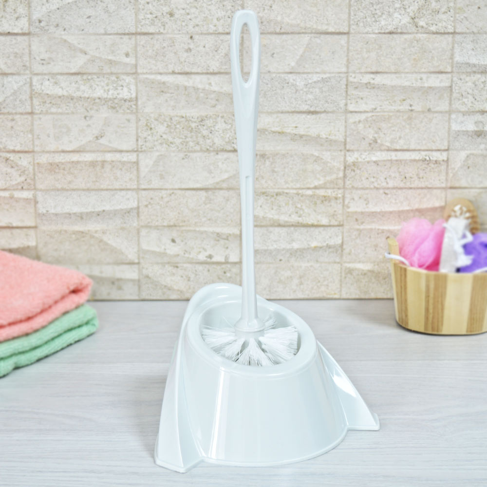 ерш для унитаза TILE угловой светло-серый