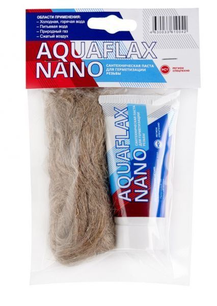 Паста сантехническая Aquaflax nano 30г+лен 15гр
