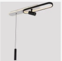 Люстра Trattato 2783-1+1P WH+BK, LED 74W+6W