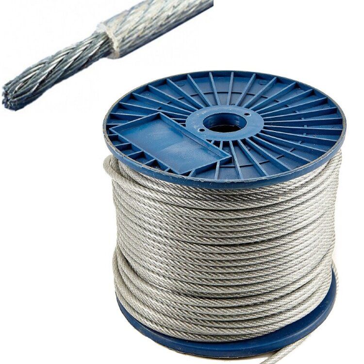 Трос ст. 4мм в оплетке