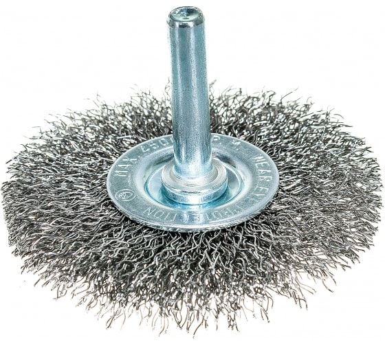 Щетка д/дрели 60мм плоская Сибртех