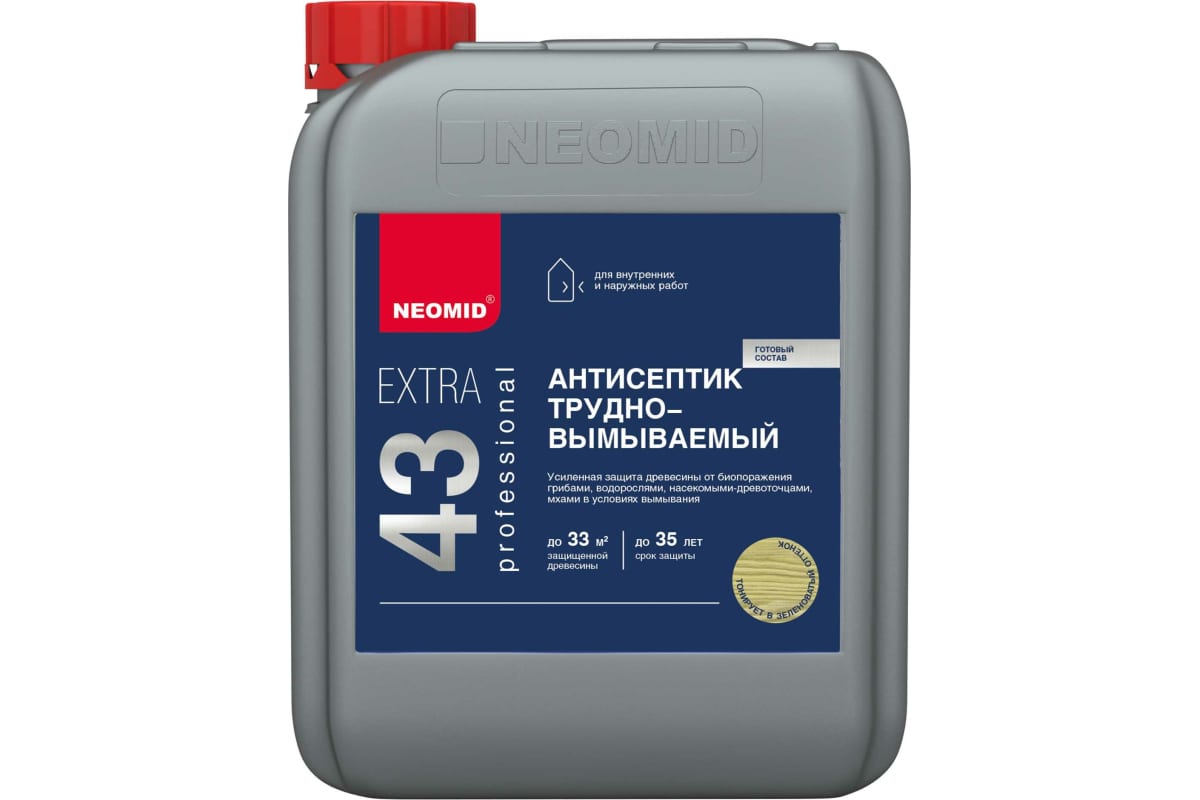 Антисептик трудновымываемый Neomid ExtraEco 5кг