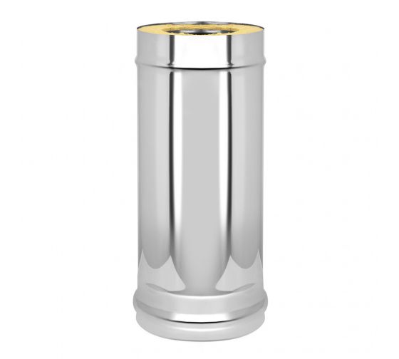 Труба сэндвич 0,5м (439/0,8мм + нерж.) Ф115*200