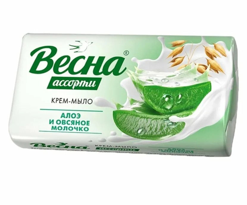 Т/М Весна 90г Ассорти Алоэ и овсяное молочко