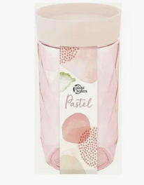 Банка д/сыпучих продуктов - 1,5л Pastel персиковая карамель