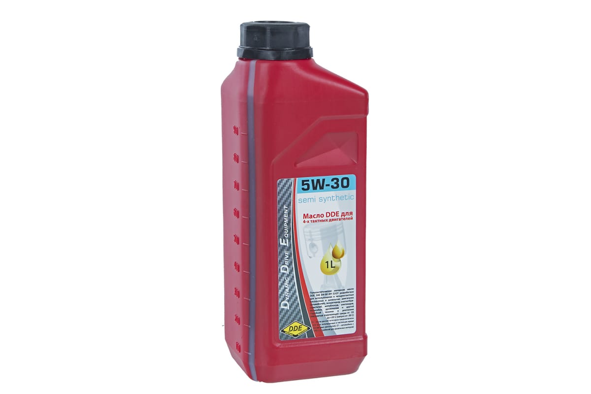 Масло 4-х тактное 5W-30 DDE полусинтетика 1л.
