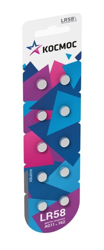 Элемент питания табл. AG13 LR44 BL-10 Космос