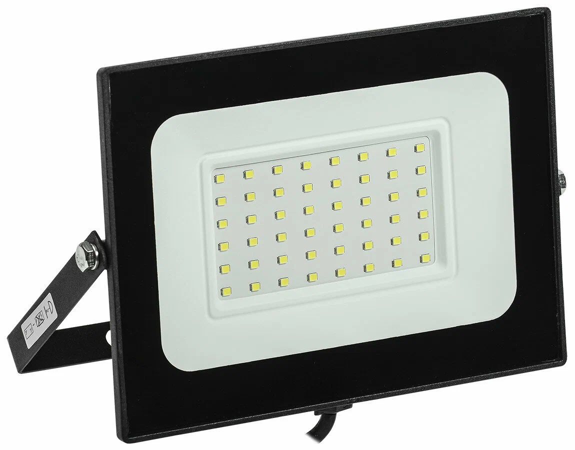 Прожектор светодиодный СДО 06-30 6500К IP65 черн. IEK LPDO601-30-65-K02