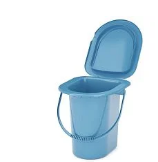 Ведро-туалет 18л Голубой (10шт) Альтернатива / М1316
