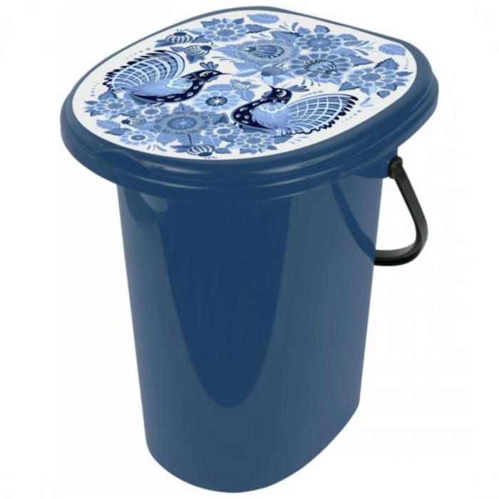 Ведро-туалет 20л гжель