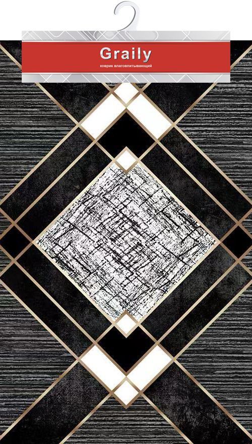 Коврик 40*60 д/ванной комнаты GRAILY GR-4060-2