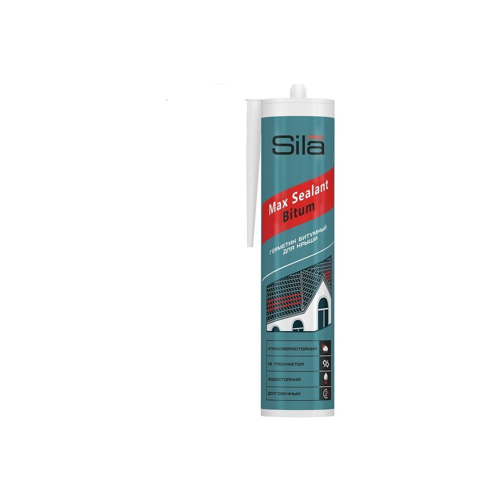 Герметик битумный для крыши SILA PRO Max Sealant Черный 280мл
