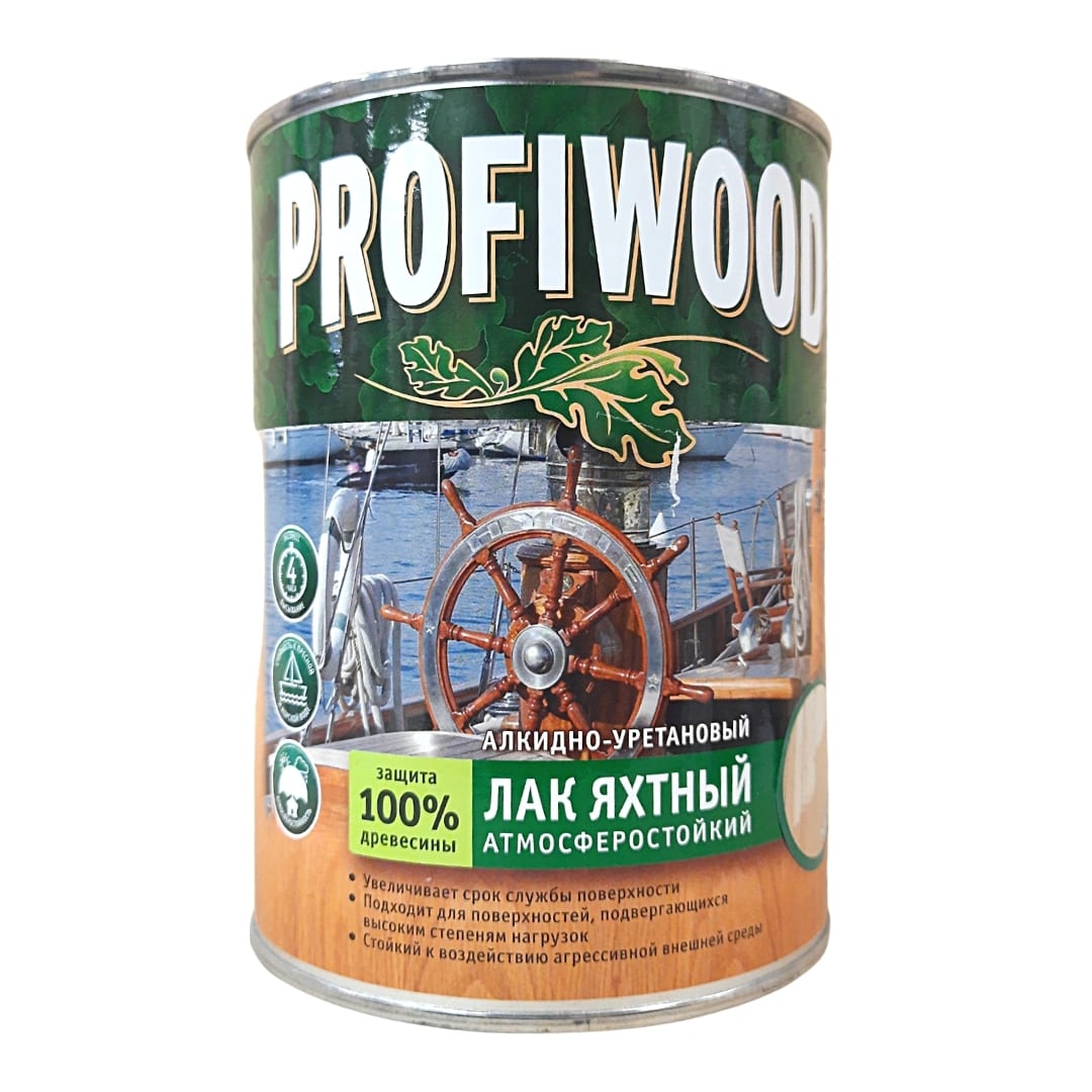 Лак яхтный матовый EMPILS PROFIWOOD атмосферост. 2,4 кг
