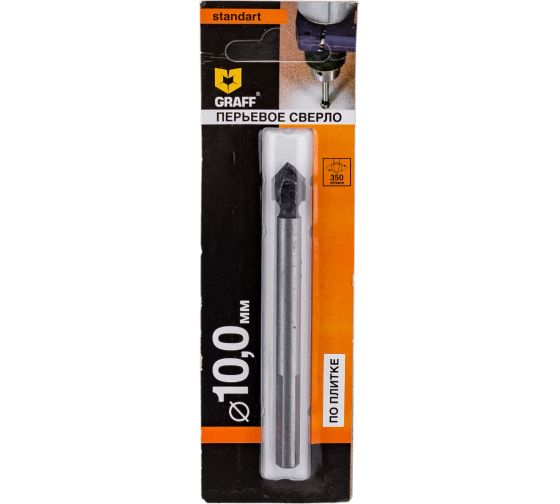 сверло по керамической плитке 10*92мм Graff 801092