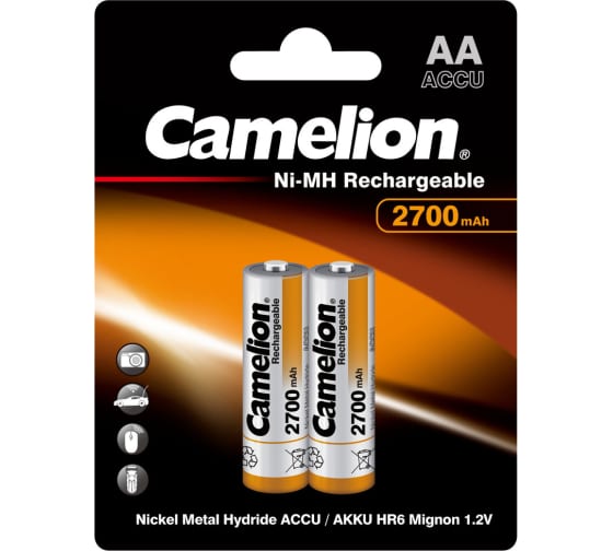 Аккумулятор R06 Camelion 2700 мАч 2шт