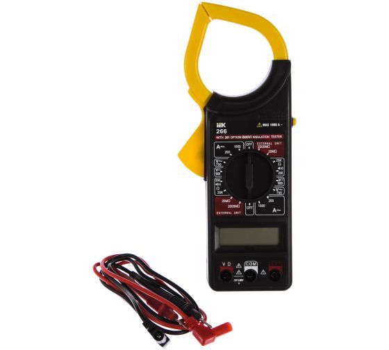 Клещи токовые Expert 266 IEK ТСМ-1S-266
