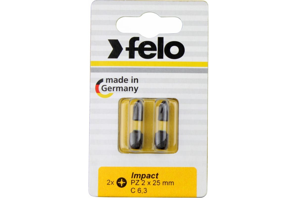 Бита PZ2*25 ударная Felo Impact 1шт