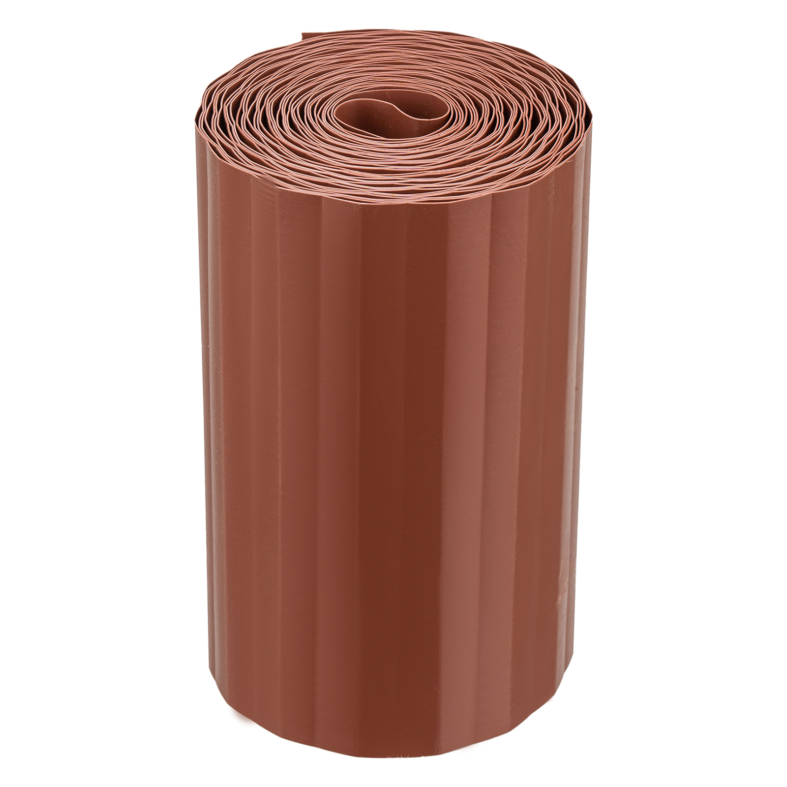Бордюрная лента 20*900см коричневая Palisad 64485