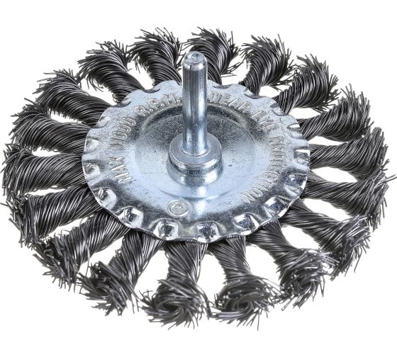 Щетка д/дрели плоская витая 100мм Matrix 74432