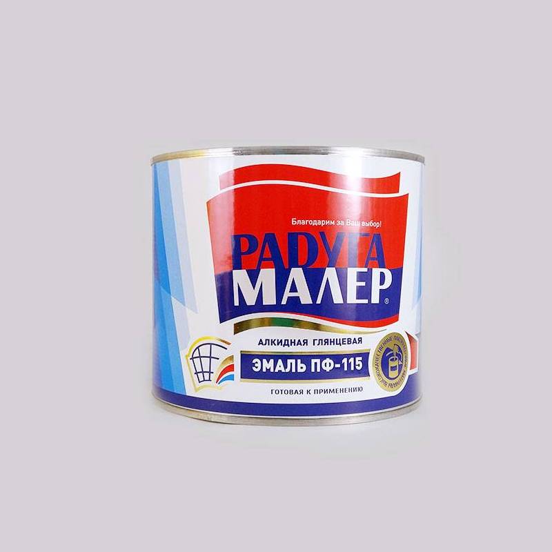 Эмаль ПФ-115 Радугамалер 0,4 кг Черная