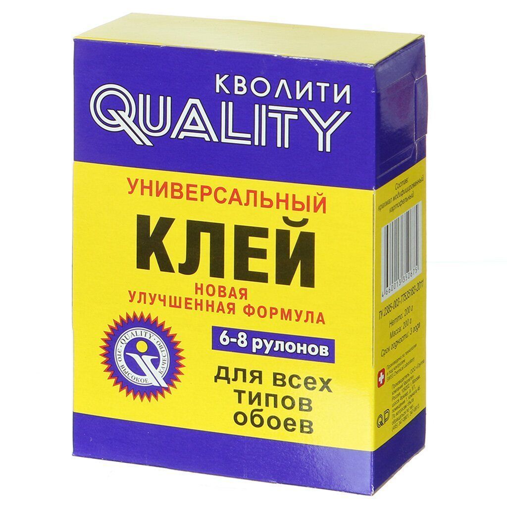 Клей для обоев Кволити унив.200 гр.