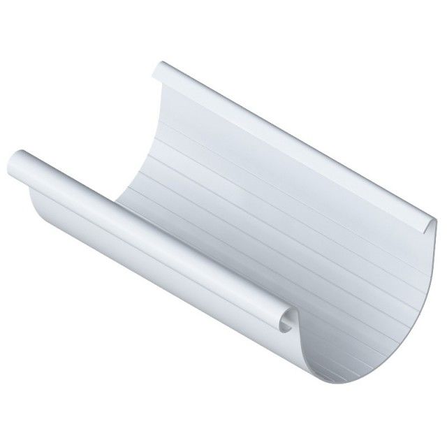 Угол желоба 90гр. белый ПВХ