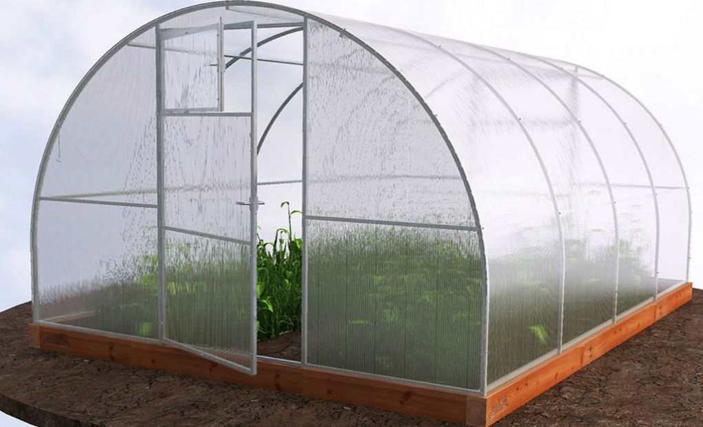 теплица 4*3м арочная (каркас)25*25 оц.